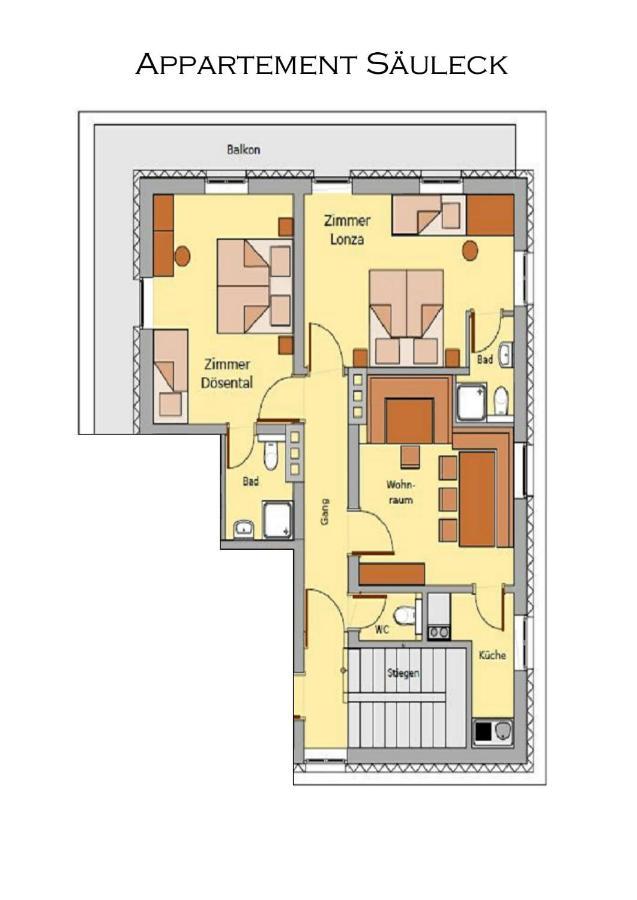 Saeuleck Appartement Inkl Skibus Mallnitz Zewnętrze zdjęcie